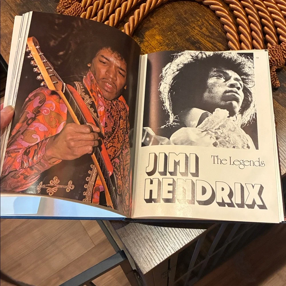 Rock Life Vintage Rock Music Book - White & Purple hardCover - Picture 3 of 7